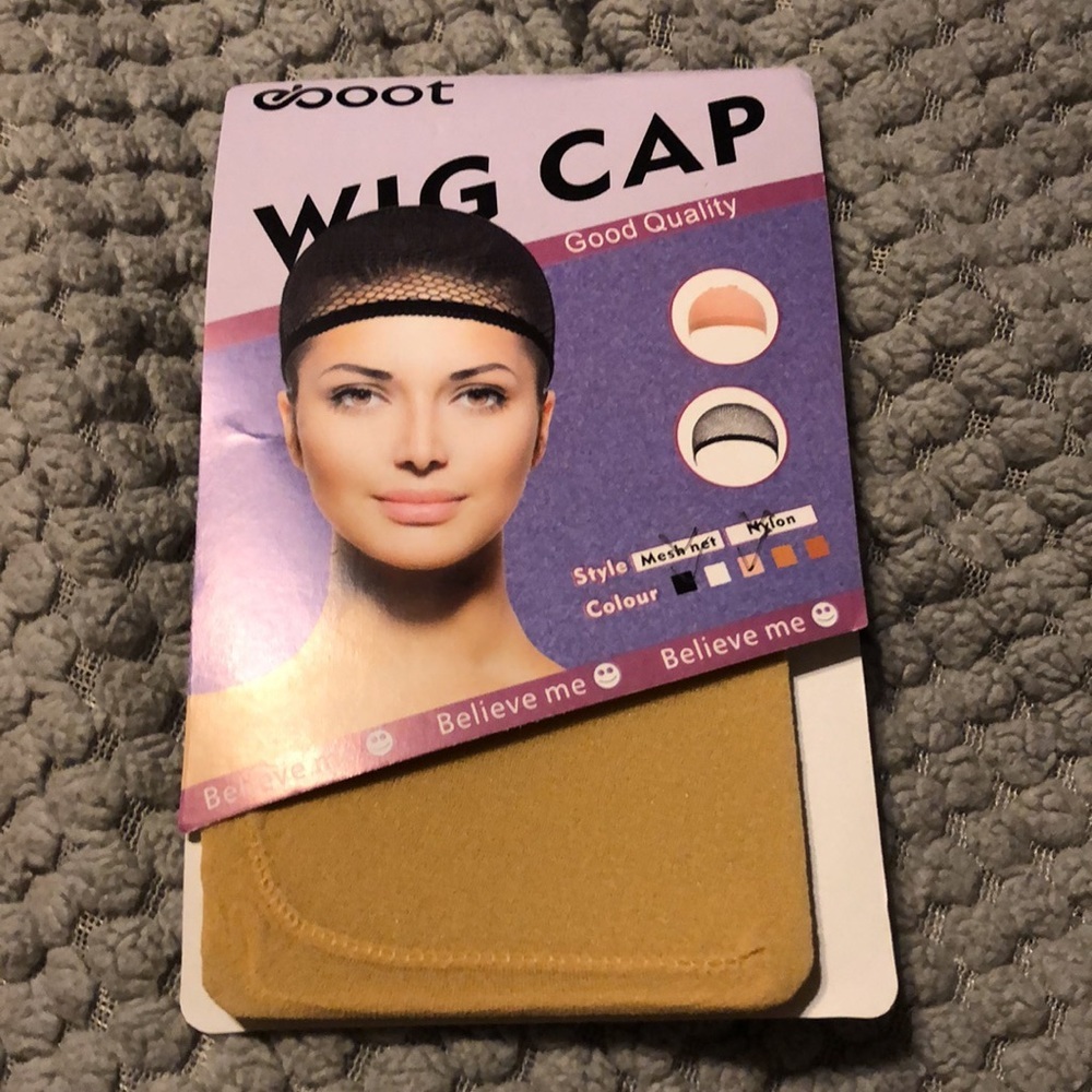 Halloween Hot pink wig & wig cap - Picture 4 of 5